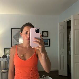 FP Movement by Free People Orange Tank Top